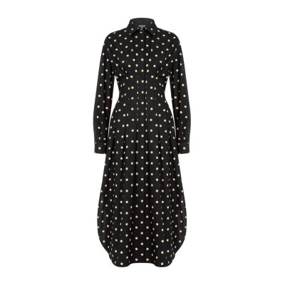 THE POLKA DOTS PRINTED COTTON POPLIN DRESS